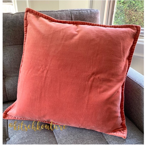 Pottery Barn Accents Pottery Barn Washed Velvet Pillow Cover Poshmark